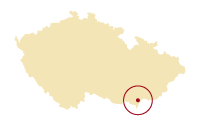 Mapa Moravské Nové Vsi